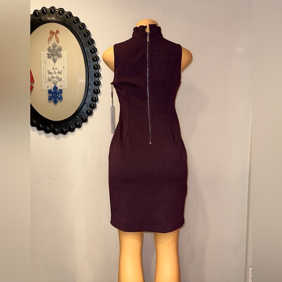 NWT SPARKLY CALVIN KLEIN DRESS SIZE 8P ELEGANT LOOKING WITH NECK SURROUNDING - Picture 10 of 16
